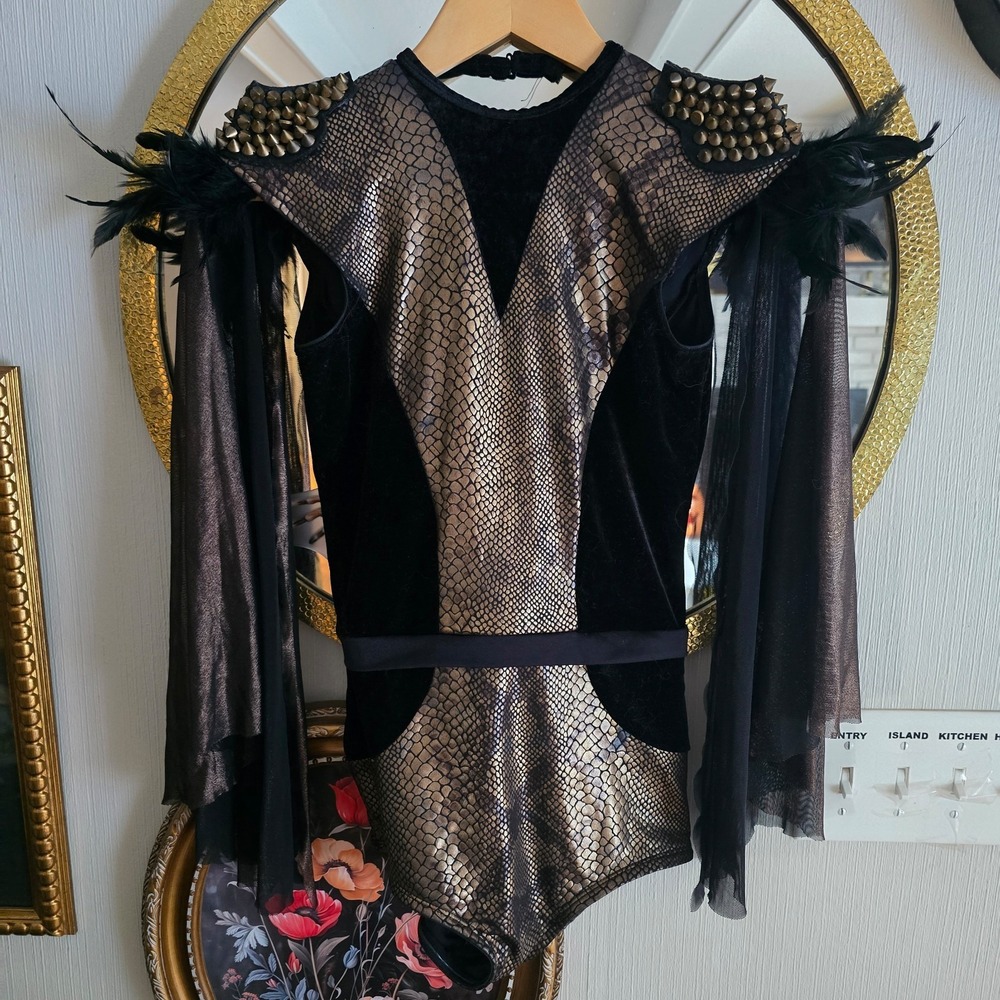 Roman military biketard bodysuit size medium